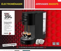 FAGOR Machine à dosettes compatible Senseo
