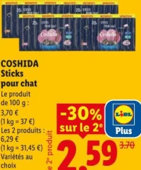 COSHIDA Sticks pour chat