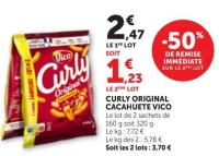 Curly Original Cacahuète Vico