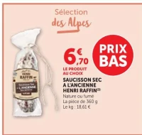 Saucisson sec à l'ancienne Henri Raffin