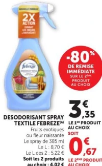 DESODORISANT SPRAY TEXTILE FEBREZE