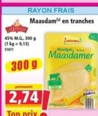 Maasdam en tranches