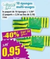 Room! 10 éponges multi-usages