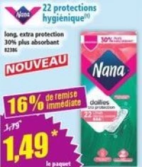 Nana 22 protections hygiénique