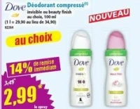 Dove Déodorant compressé