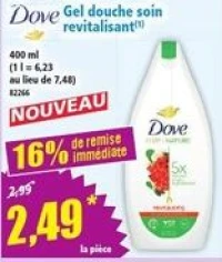 Dove Gel douche soin revitalisant