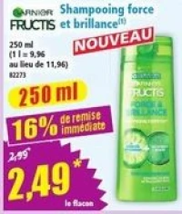 Garnier Fructis Shampooing force et brillance