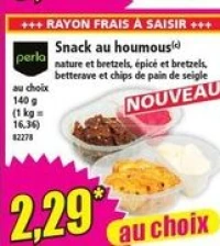 Perla Snack au houmous