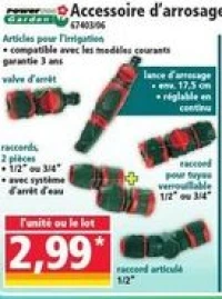 Accessoire d'arrosage