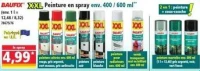 BAUFIX Peinture en spray env. 400 / 600 ml