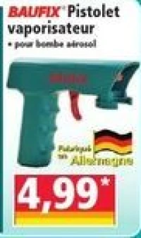 BAUFIX Pistolet vaporisateur pour bombe aérosol