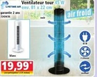 LIFETIME AIR Ventilateur tour