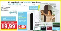 Powertec Kit moustiquaire alu "ultra-slim" pour fenêtre