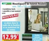 Windhager Moustiquaire de fenêtre flexible