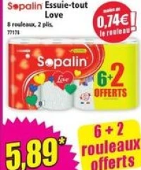 Sopalin Essuie-tout Love