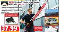 DIAMOND CAR Brosse de lavage télescopique universelle env. 5 m