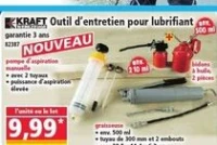 KRAFT Outil d'entretien pour lubrifiant