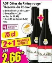 AOP Côtes du Rhône rouge "Réserve du Rhône"
