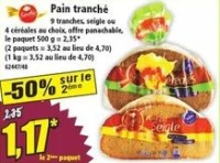 Pain tranche