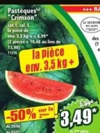 Pastèques "Crimson"
