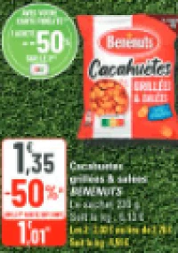 Benenuts Cacahuètes grillées & salées
