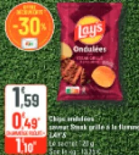 Lay's Chips ondulées saveur Steak grillé à la flamme