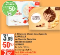 Ferrero Rocher / Raffaello 3 Bâtonnets Glacés