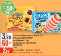 Yeti Pokemon Electro POP ou Hypnotic 5 Glaces à l'eau