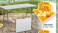 TABLE PLIANTE