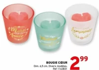 BOUGIE CŒUR