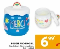 BOUGIE ARC-EN-CIEL