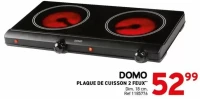 Domo Plaque de cuisson 2 feux