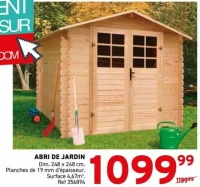 ABRI DE JARDIN Dim. 248 x 248 cm