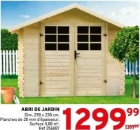 ABRI DE JARDIN Dim. 298 x 238 cm