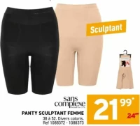 sans complexe PANTY SCULPTANT FEMME