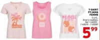 T-SHIRT PYJAMA FEMME