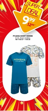 PYJAMA SHORT HOMME