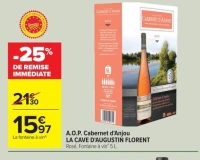 A.O.P. Cabernet d'Anjou LA CAVE D'AUGUSTIN FLORENT Rosé, Fontaine à vin 5 L.