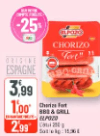 Chorizo Fort BBQ & GRILL ELPOZO