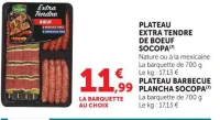 Plateau Extra Tendre de Boeuf Socopa