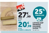 L'ETIVAZ AOP FROMAGE D'ALPAGE SUISSE
