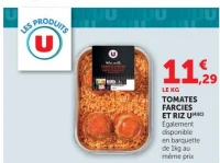 U Tomates farcies et riz