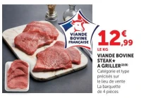 VIANDE BOVINE STEAK A GRILLER