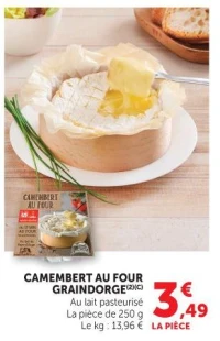 CAMEMBERT AU FOUR GRAINDORGE
