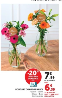 BOUQUET COMPOSE MERCI