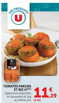 Tomates farcies et riz U