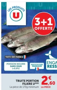 Truite Portion Filière U
