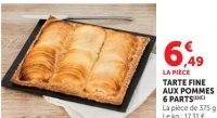 TARTE FINE AUX POMMES 6 PARTS