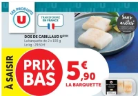 DOS DE CABILLAUD U