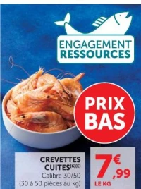 CREVETTES CUITES